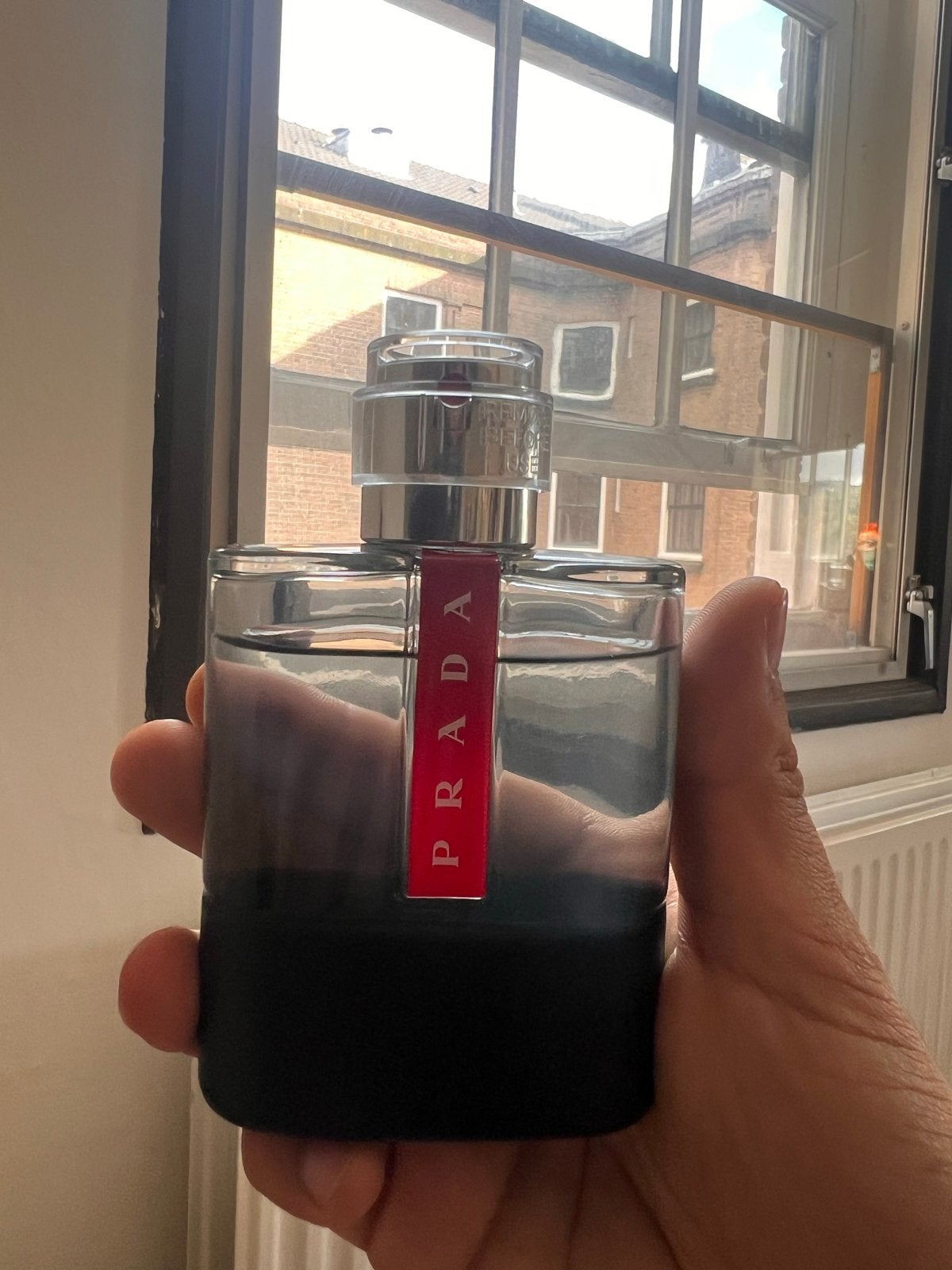 Prada Luna Rossa Carbon Eau de Toilette 100ml - Gebruikt, Ophalen of Verzenden, Gebruikt