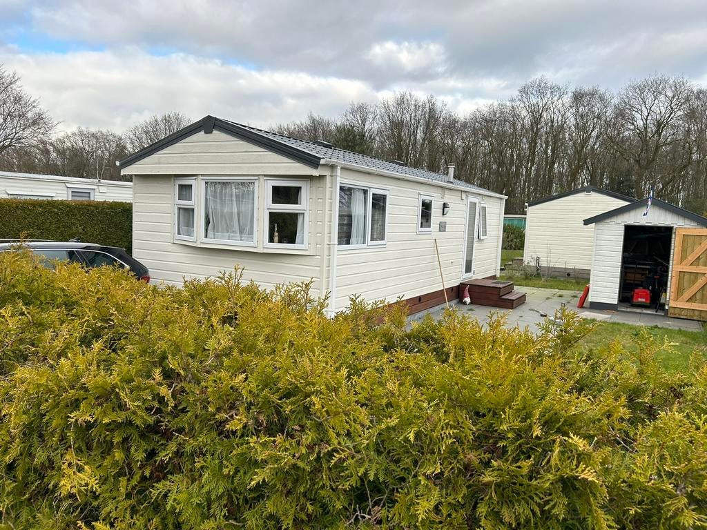 Chalet te koop op Camping de Wite Burch in Bakhuizen, Caravans en Kamperen, Stacaravans, Tot en met 4
