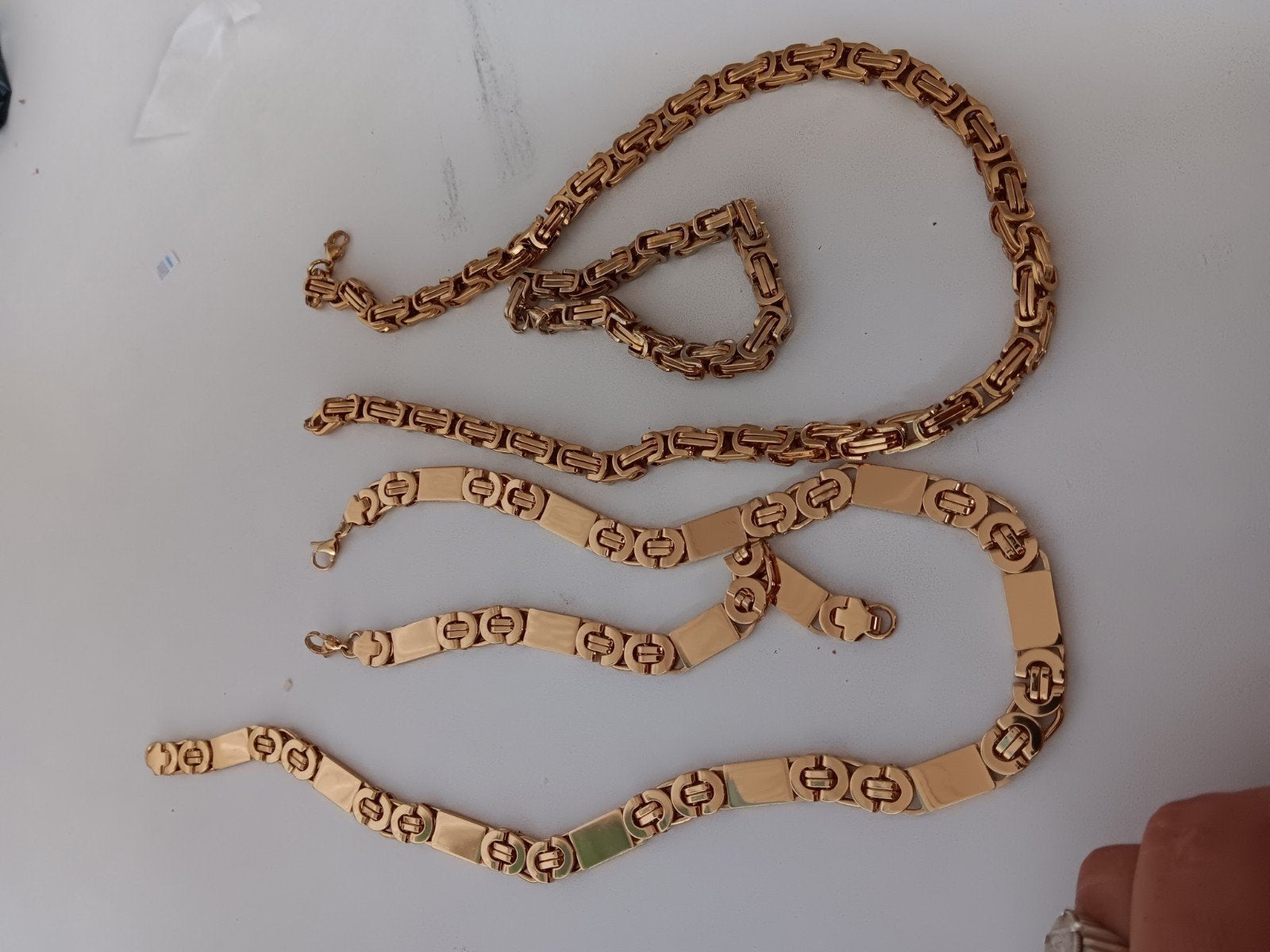 gouden ketitng  net echt, Sieraden, Tassen en Uiterlijk, Kettingen, Ophalen of Verzenden, Zo goed als nieuw, Goud, Goud