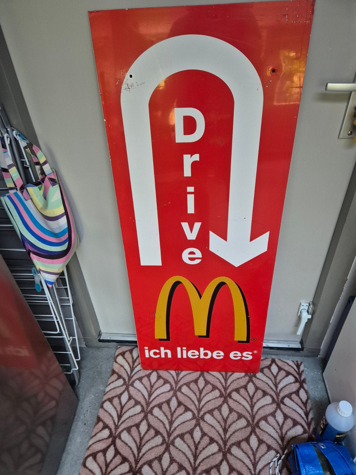 McDonald's Drive Reclamebord - 125x50 cm Kunststof, Verzamelen, Ophalen of Verzenden