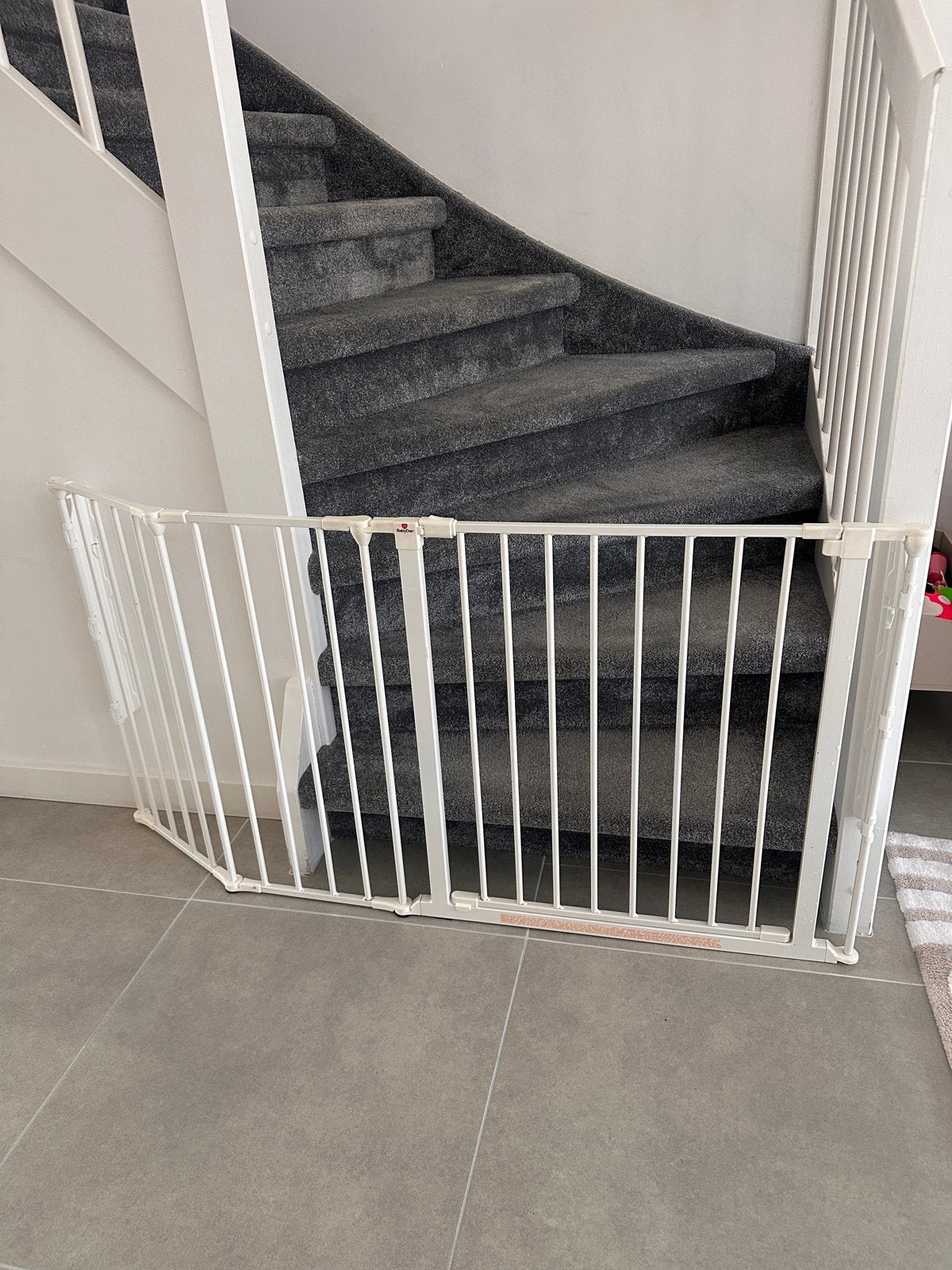 Babydan traphekje - met hoek - Veiligheid voor je kind, Ophalen, Zo goed als nieuw, Klemhekje, Metaal of IJzer