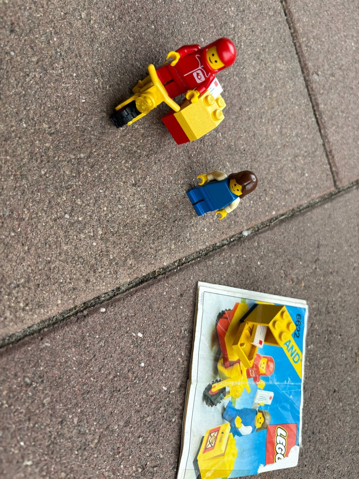 Lego Legoland Postbode Set 6622 en Postwagen Set 6651, Ophalen, Gebruikt, Lego, Compleet