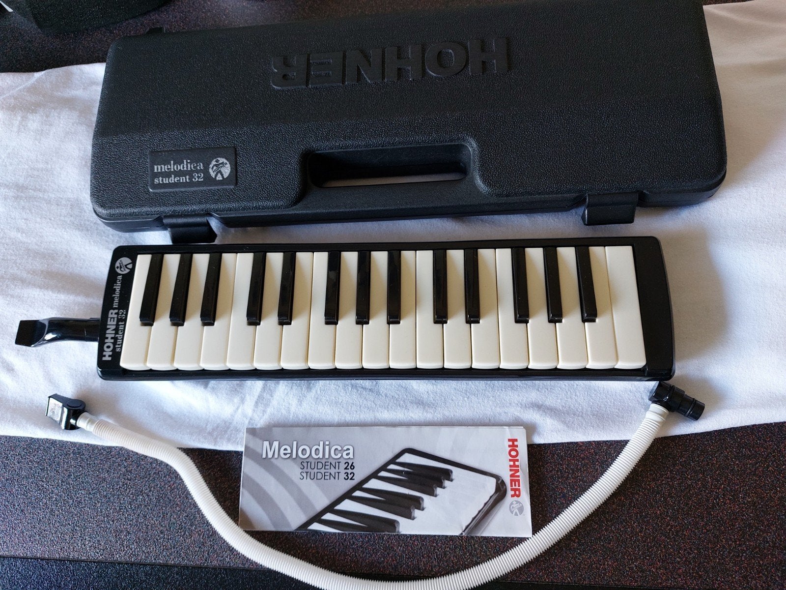 Hohner Melodica met koffer en 2 mondstukken, Muziek en Instrumenten, Ophalen, Overige typen, Chromatisch, Zo goed als nieuw