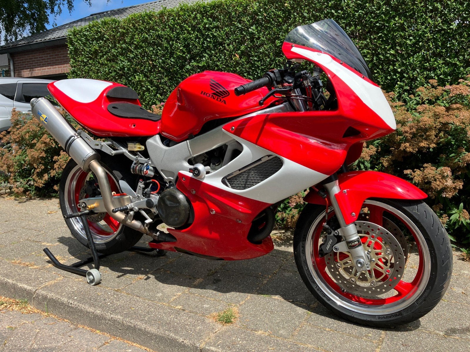Honda VTR 1000 F Circuitmotor - Volledig Omgebouwd, Motoren, 2 cilinders, Sportuitlaat, Gebruikt, Super Sport