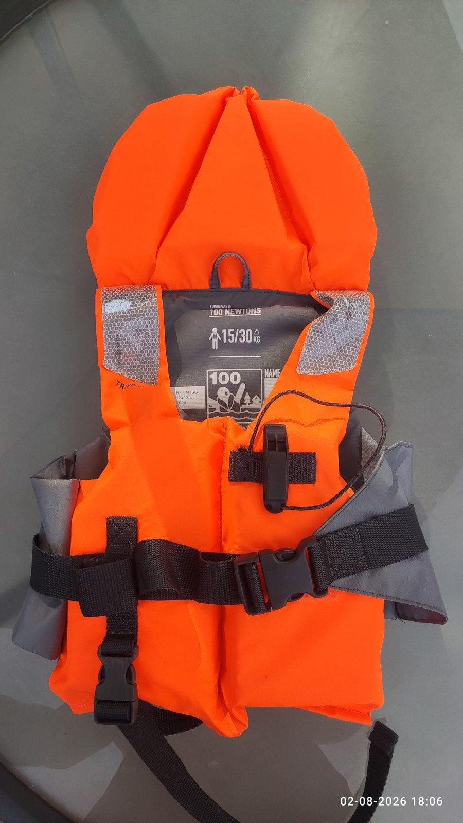 DECATHLON Reddingsvest LJ100N Easy kinderen 15-30 kg oranje, Ophalen of Verzenden