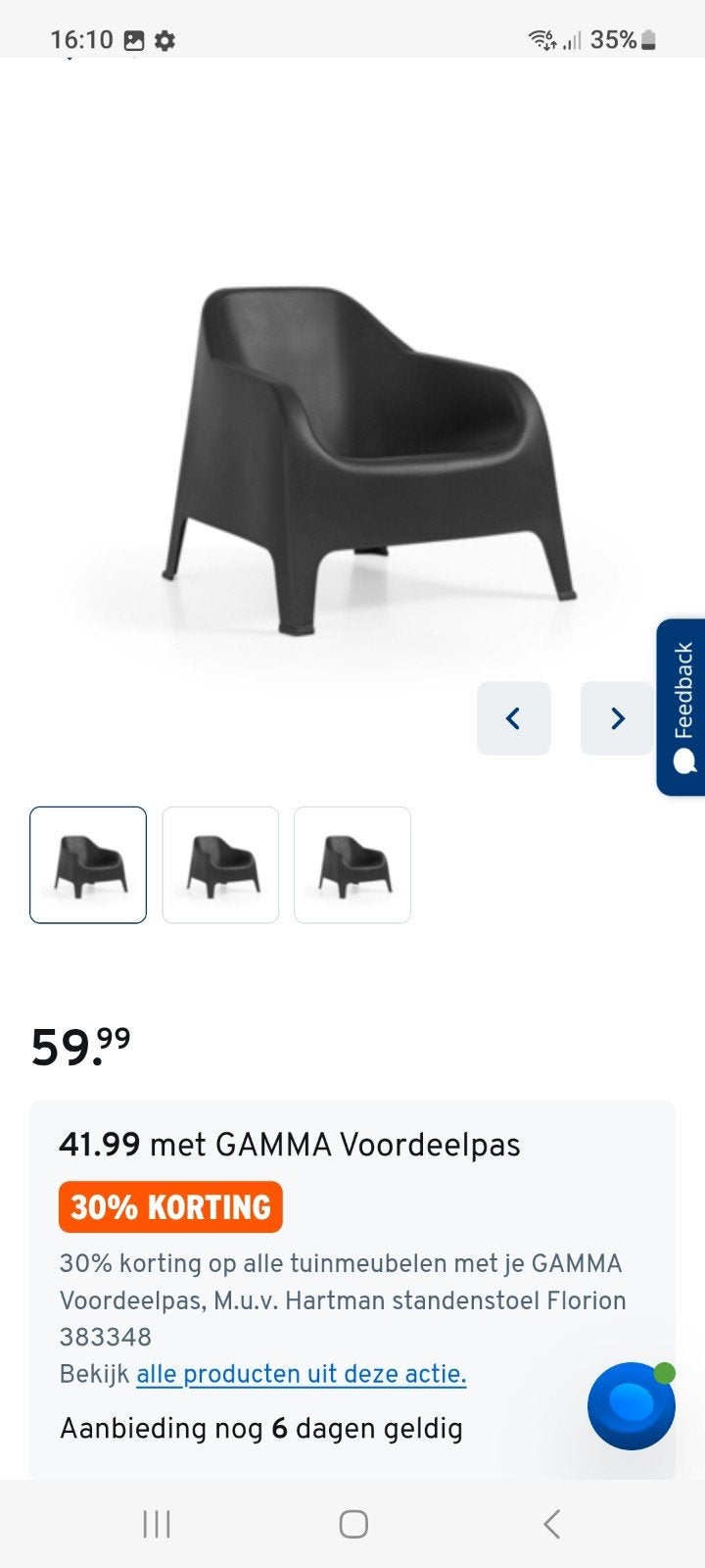 Gezocht: 2 Tommy Wakefield stoelen (Gamma/Karwei), Ophalen, Zwart