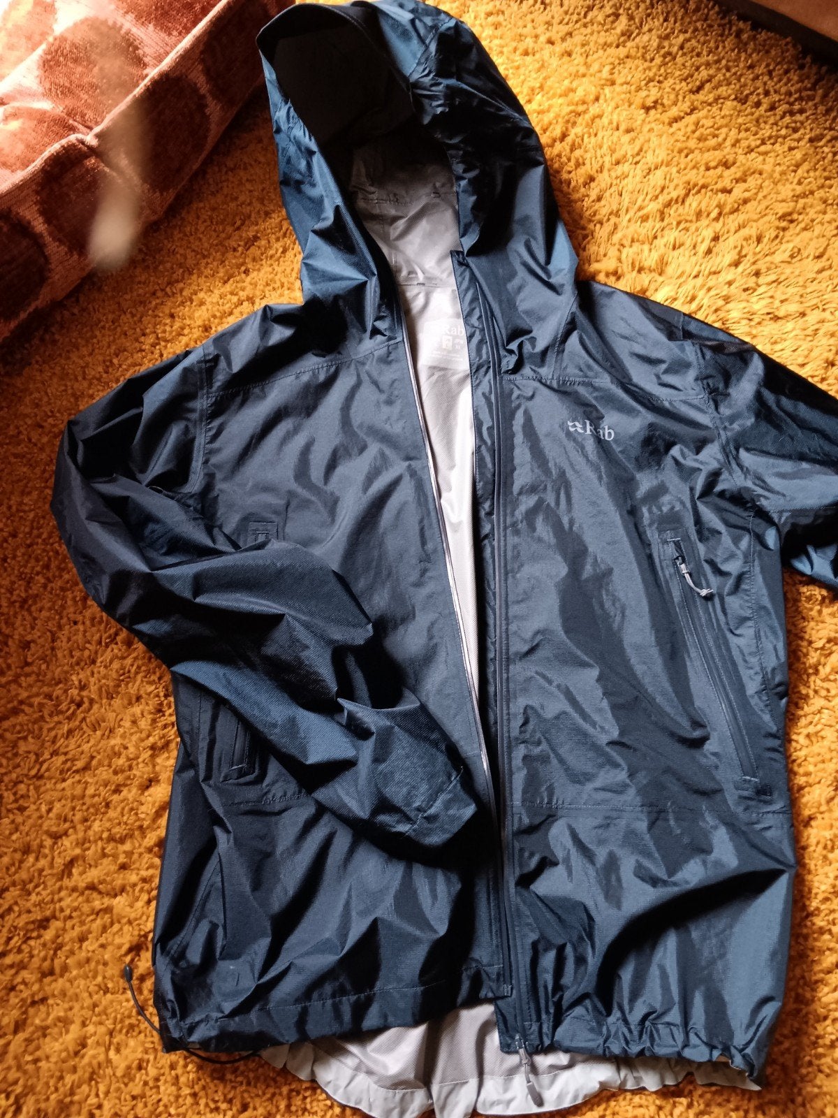 Rab Regents regenjas maat L, nieuwstaat, Kleding | Heren, Maat 52/54 (L), Blauw, Nieuw, Ophalen of Verzenden