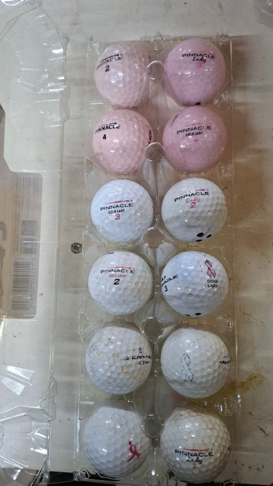 Pinnacle Gold Lady Golfballen - gebruikt, Ophalen of Verzenden, Gebruikt, Bal(len), Overige merken