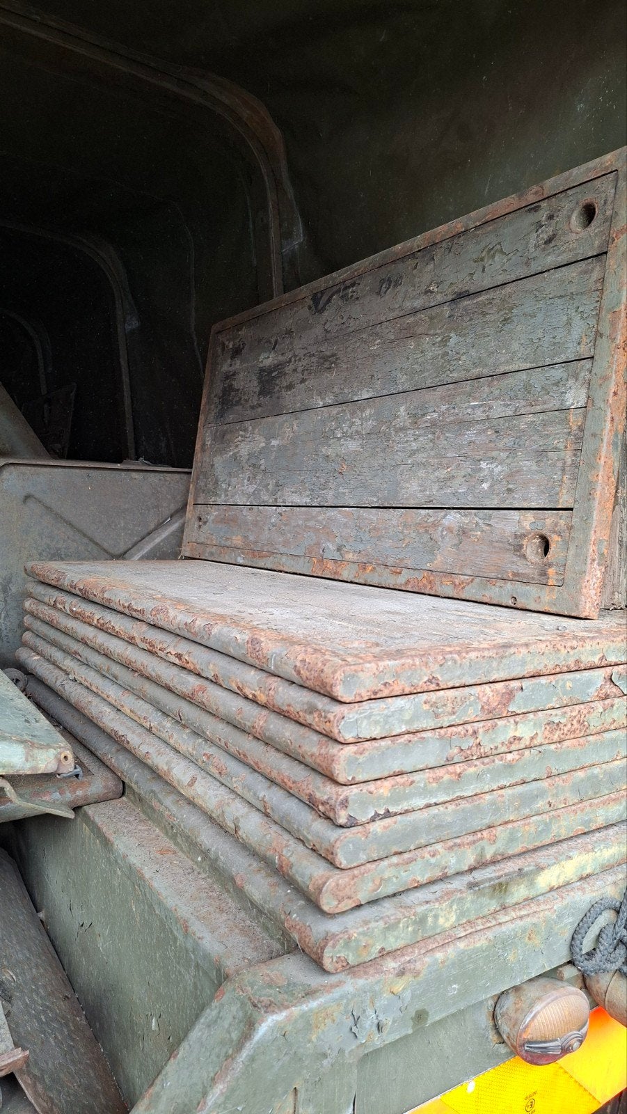 daf ya 328 laadbak planken, Ophalen, Landmacht, Nederland