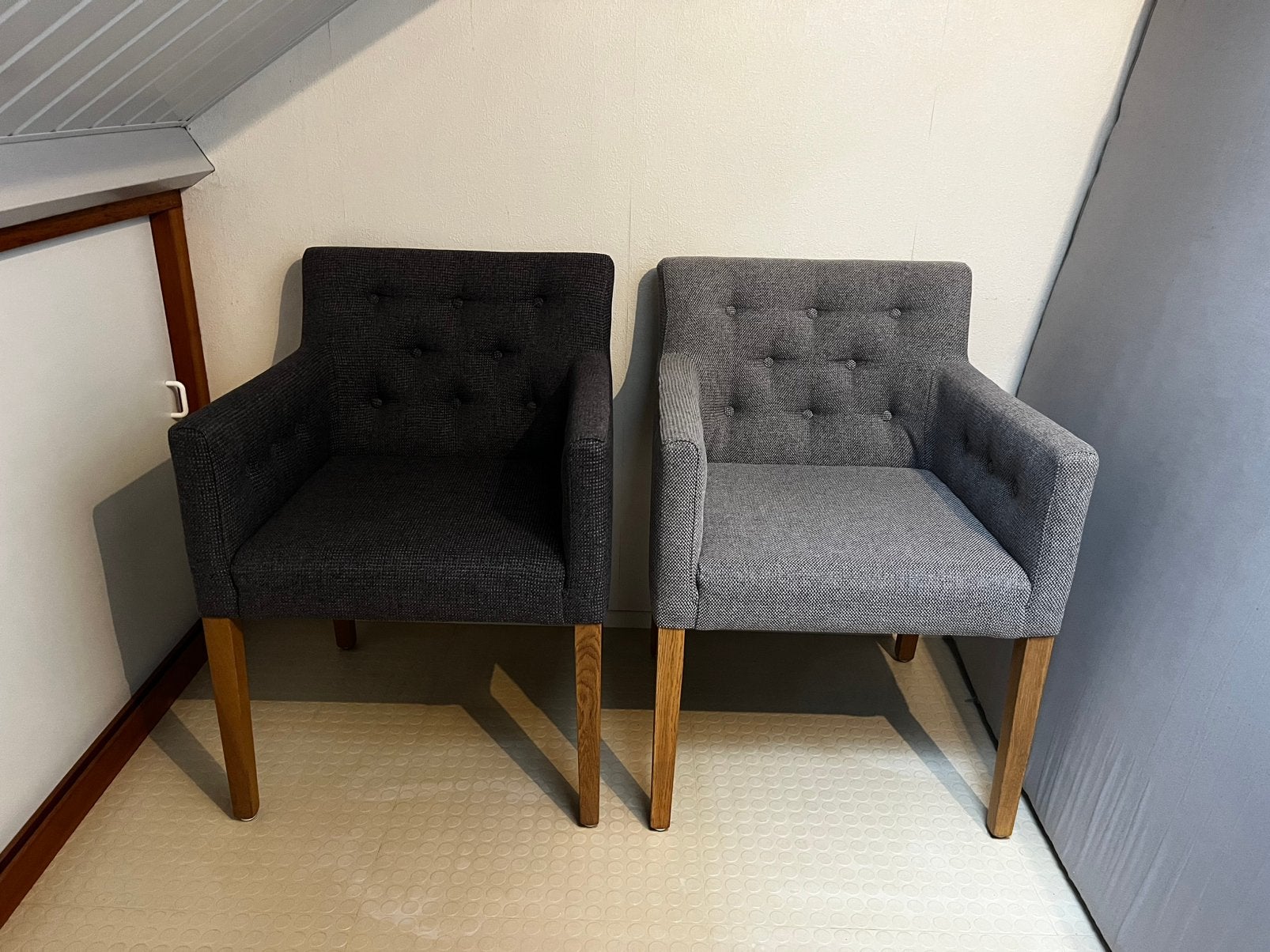 Zes eetkamerstoelen, Ophalen, Zo goed als nieuw, Vijf, Zes of meer stoelen, Stof
