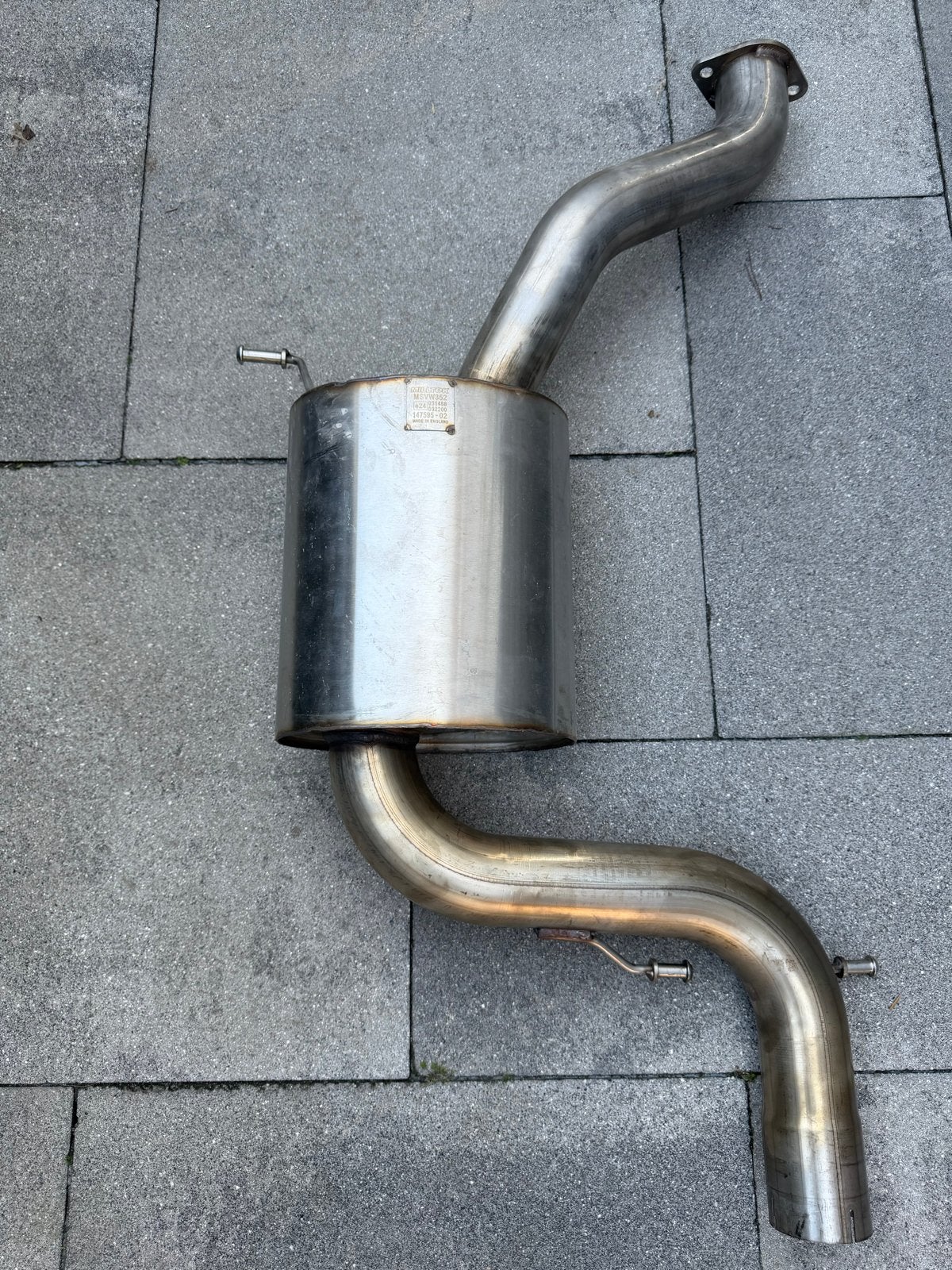 Milltek Sport RVS Middendemper (MSVW352), Auto-onderdelen, Ophalen, Gebruikt, Volkswagen