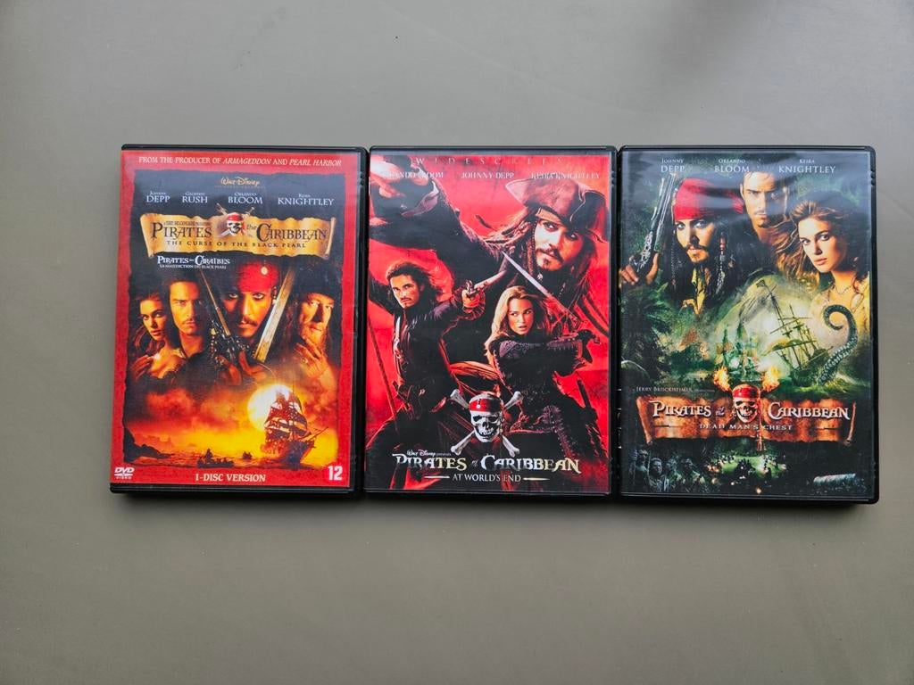 Pirates of the caribbean 3 dvd's, Alle leeftijden, Ophalen of Verzenden, Zo goed als nieuw
