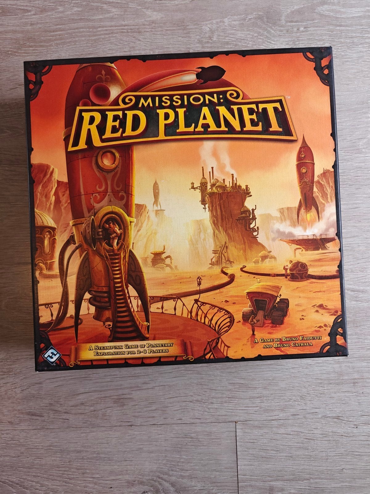 Mission: Red Planet Bordspel (Fantasy Flight Games), Hobby en Vrije tijd, Een of twee spelers, Ophalen of Verzenden, Zo goed als nieuw