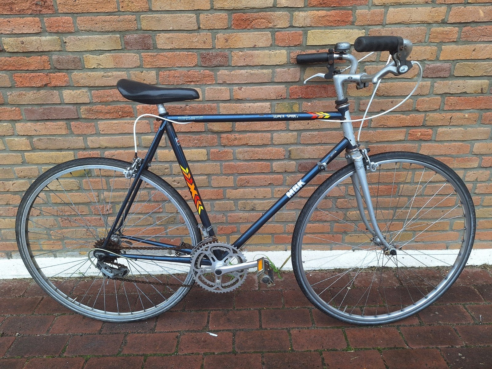 Vintage Motobecane Herensportfiets met versnelling, Velgrem, Zo goed als nieuw, 57 tot 61 cm, Ophalen