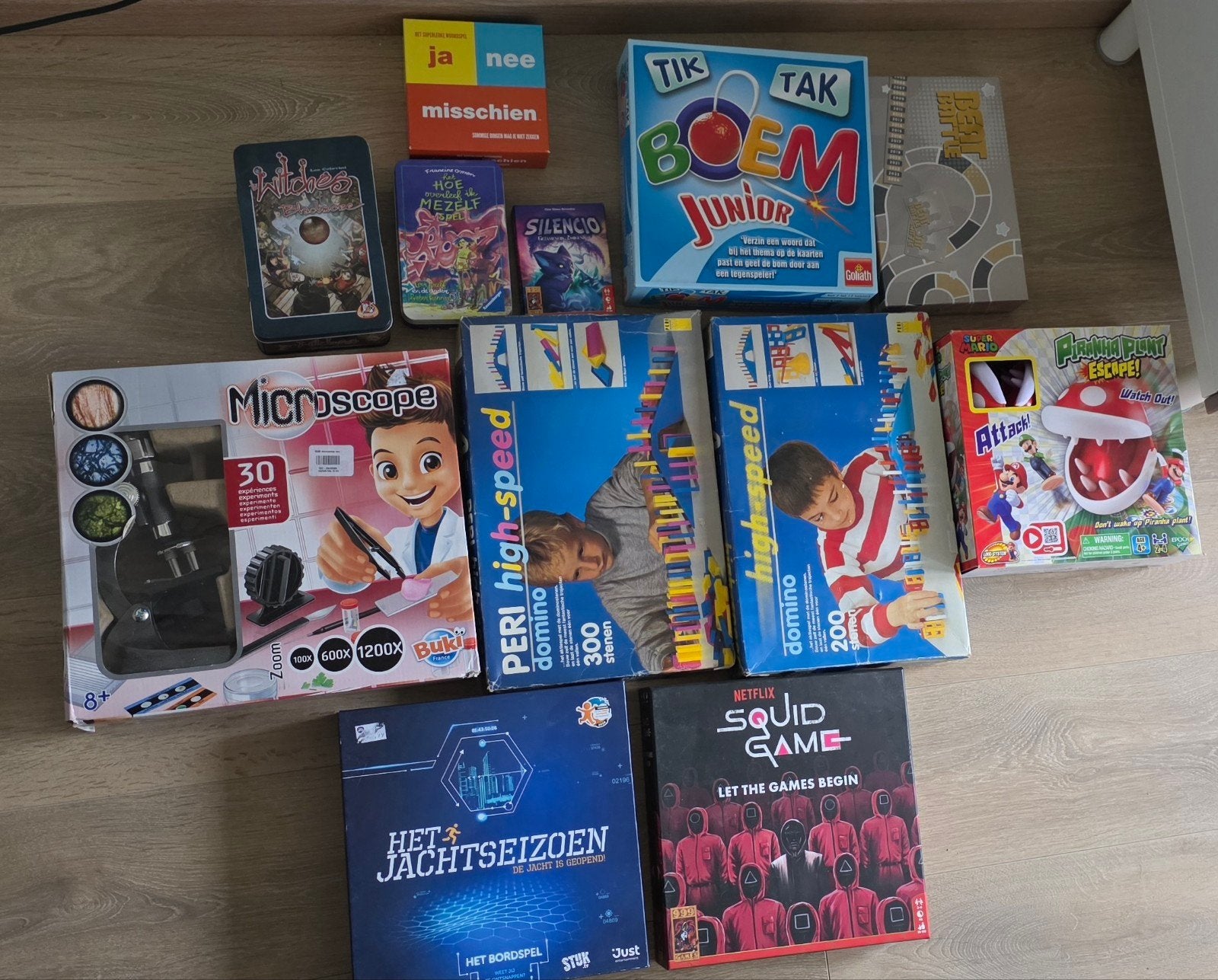 Diverse Bordspellen en Educatief Speelgoed, Vijf spelers of meer, Ophalen of Verzenden, Gebruikt, Diverse