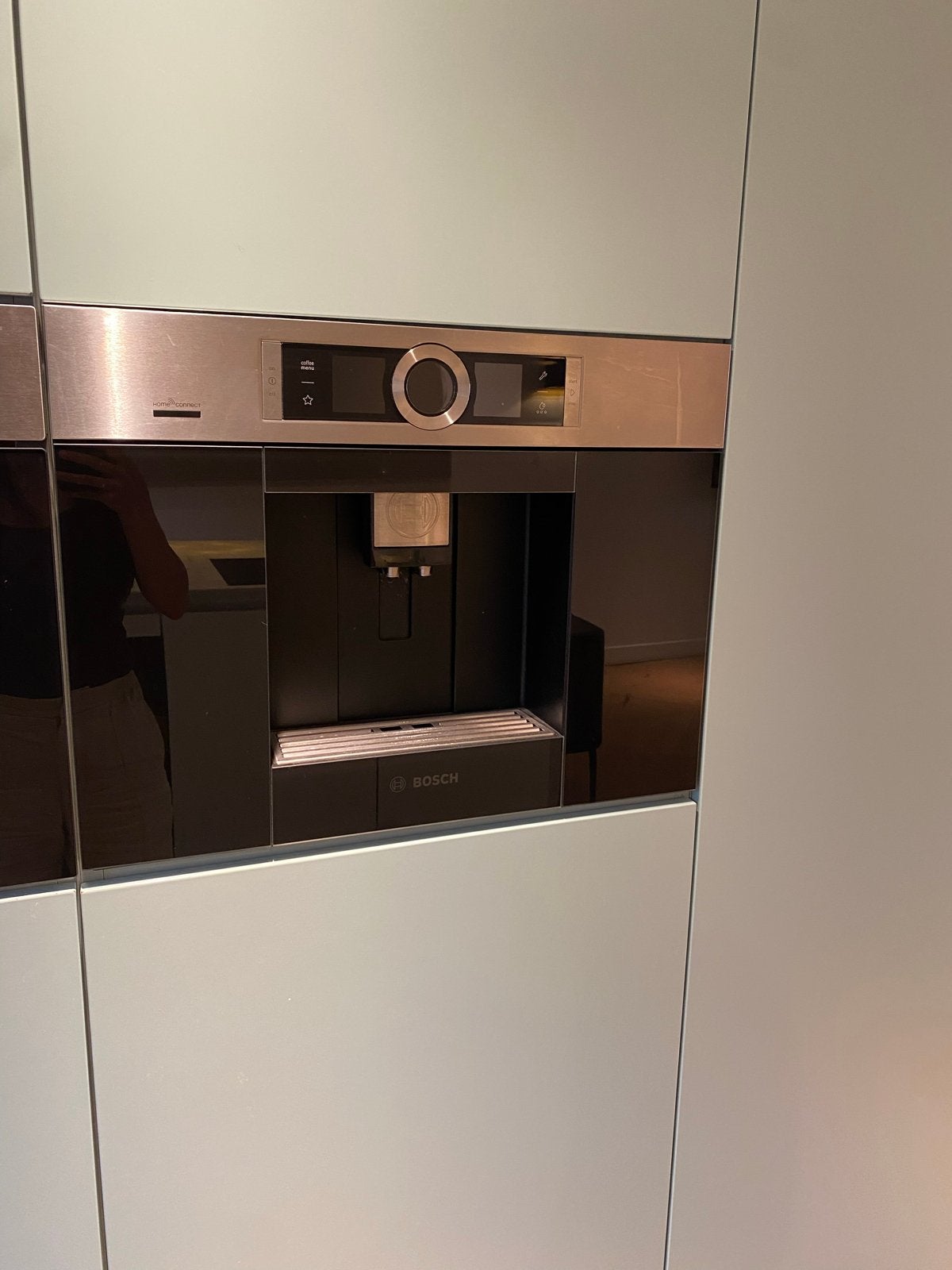 Bosch Inbouw Koffiemachine - Zo goed als nieuw, Witgoed en Apparatuur, Koffiezetapparaten, Ophalen, Afneembaar waterreservoir