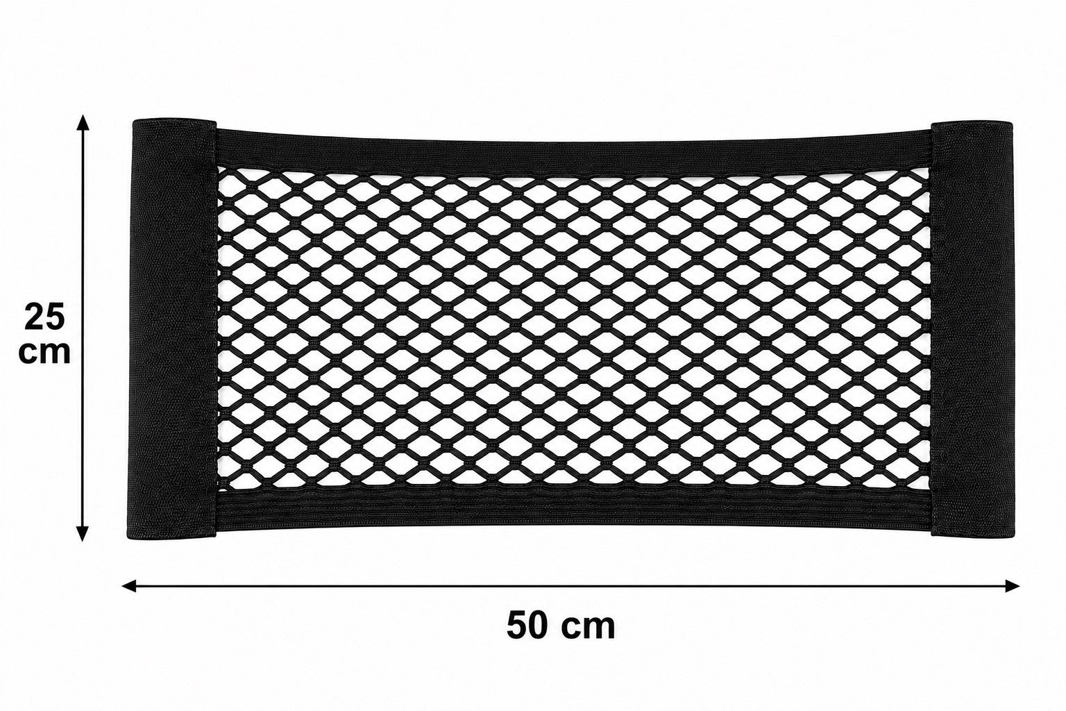 Auto Opbergnet Kofferbak 50x25cm | Sterk Klittenband | Nieuw, Ophalen of Verzenden, Nieuw