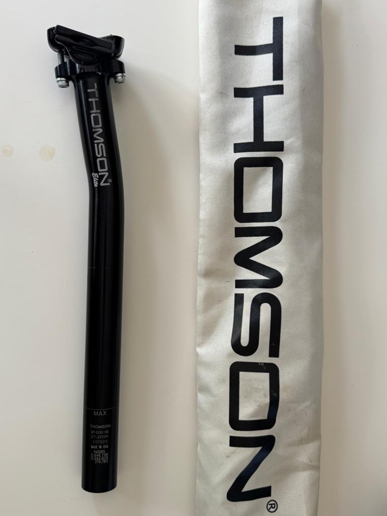 Thomson Elite SP-E101-SB Zadelpen 27.2x330, Ophalen of Verzenden, Zo goed als nieuw, Mountainbike, Zadel