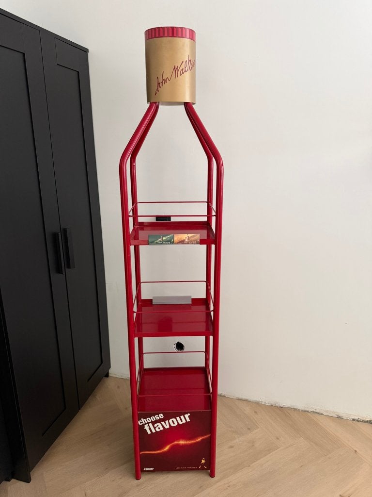 Johnnie Walker Winkel Display van Staal, Verzamelen, Merken en Reclamevoorwerpen, Ophalen, Zo goed als nieuw, Overige typen