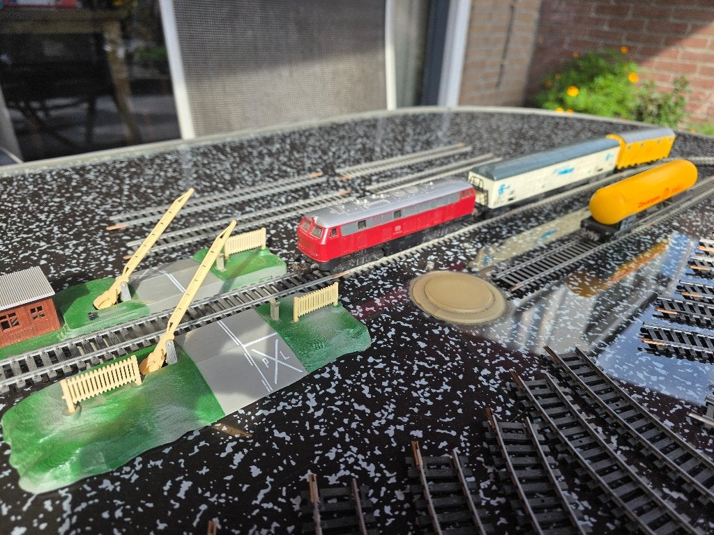 Lima trein jaren 70 met toebehoren, Gelijkstroom, Ophalen of Verzenden, Lima, Gebruikt
