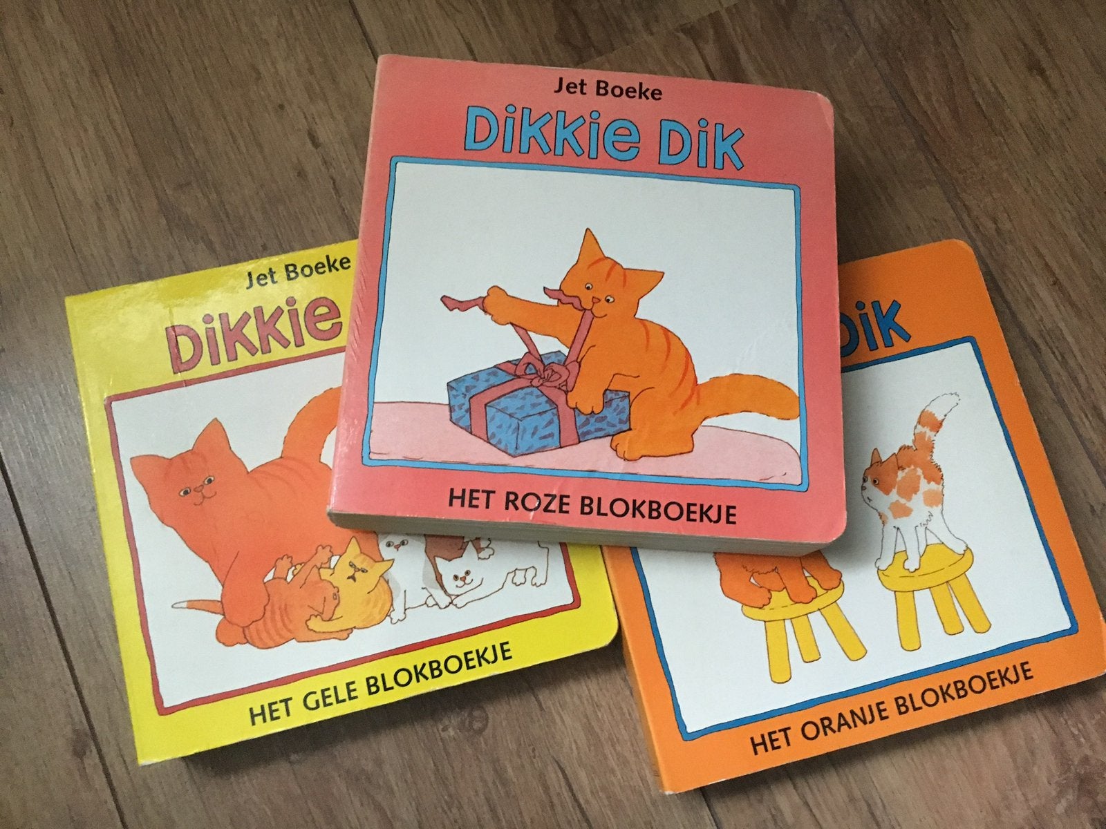 Drie Dikkie Dik blokboeken !, Ophalen, Zo goed als nieuw