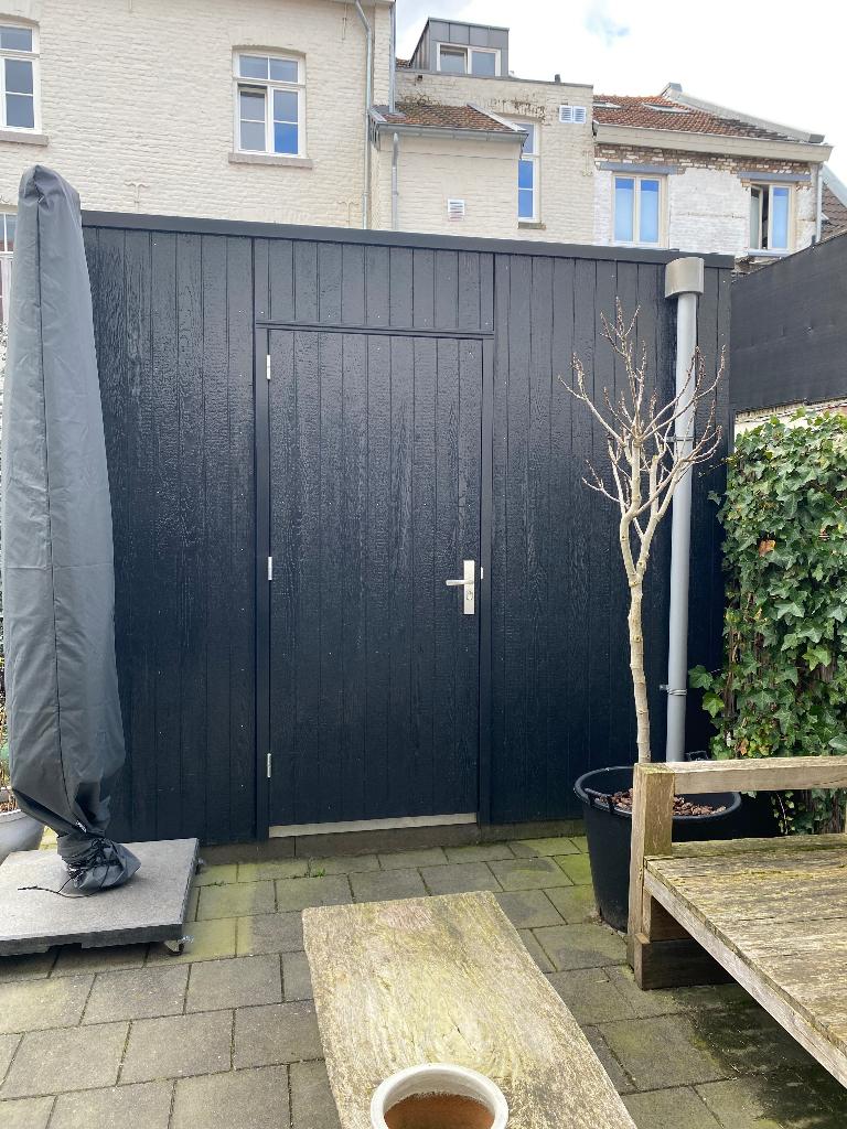 Berging tuin gratis ophalen, wel zelf demonteren!, Schuur, Zonder ramen, Hout, Ophalen