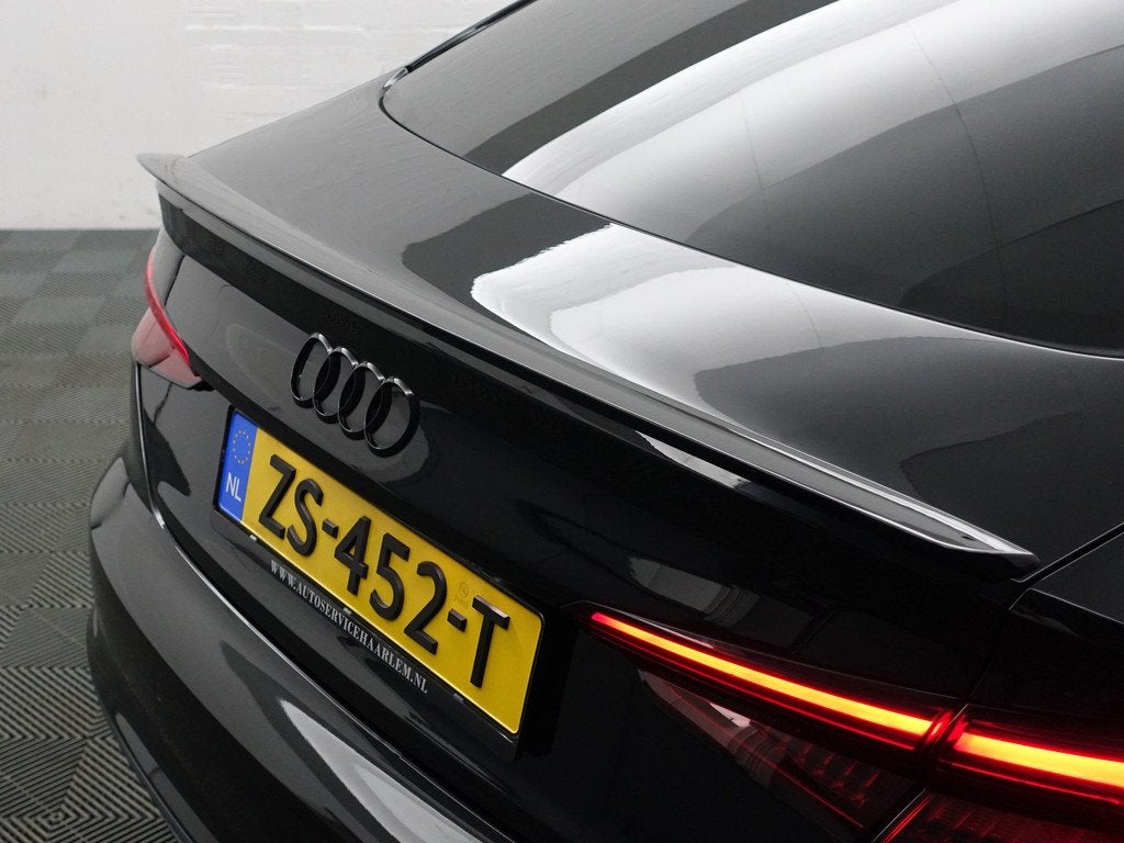 Audi A5 Sportback TFSI S Competition Aut- Carbon, Sfeerverli, Auto's, Audi, Gebruikt, 4 cilinders, Zwart, Bedrijf