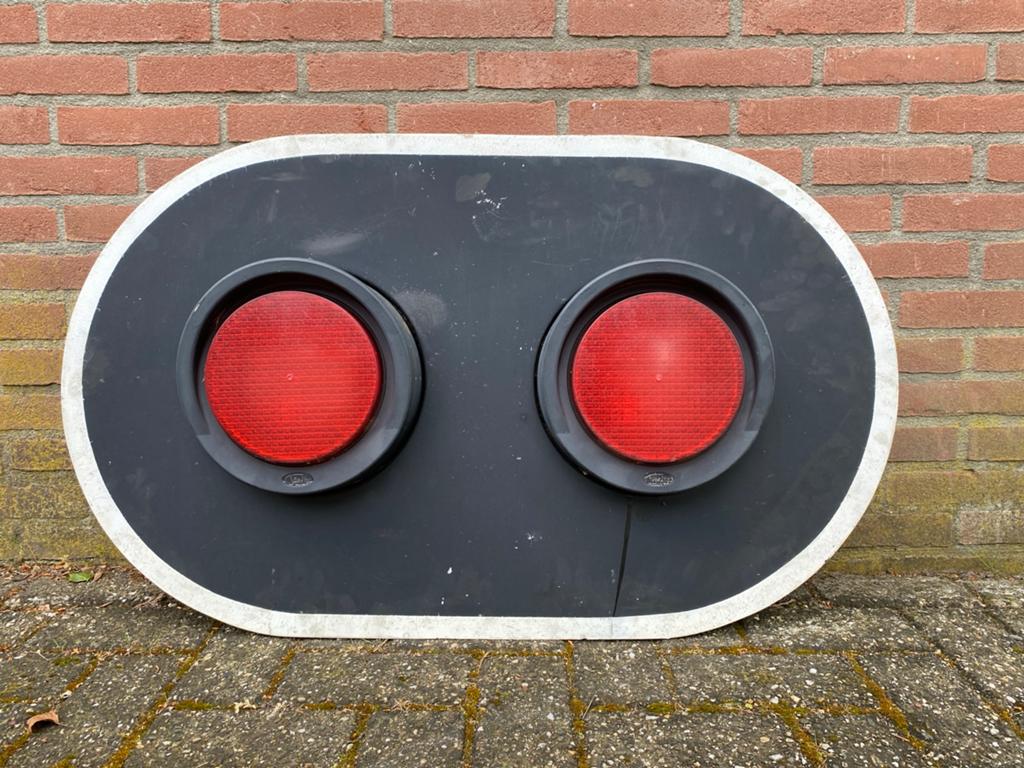 Stoplicht verkeerslicht stopsein 100x60cm 24-48V, Ophalen, Gebruikt