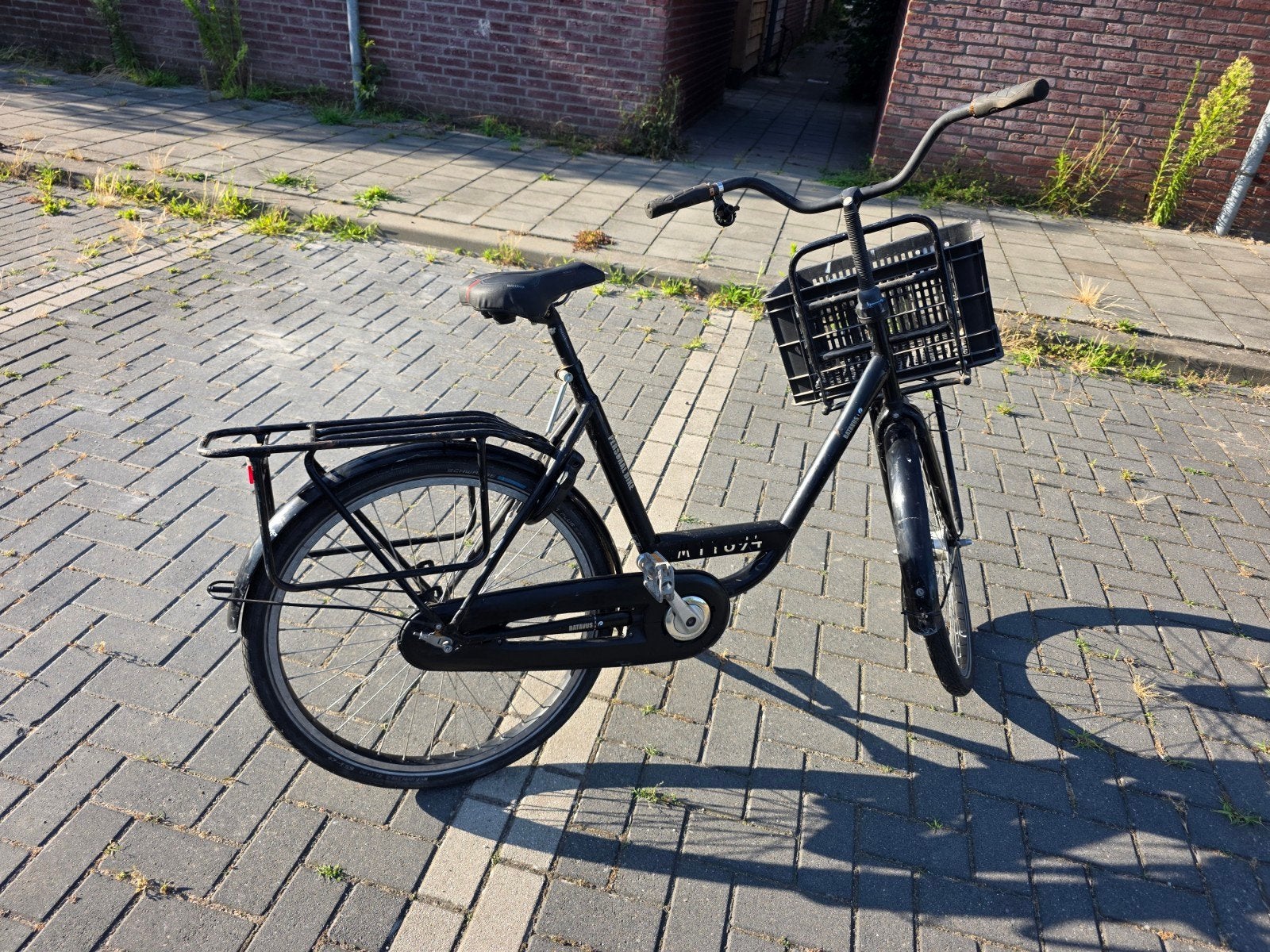 Damesfiets 26 inch met voordrager en mand, Overige merken, Terugtraprem, Ophalen of Verzenden, 50 tot 53 cm