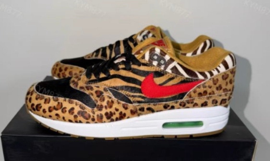 Nike Air Max 1 'Safari' DLX- Limited Edition maat 11 US, Ophalen of Verzenden, Zo goed als nieuw, Overige kleuren, Sneakers of Gympen