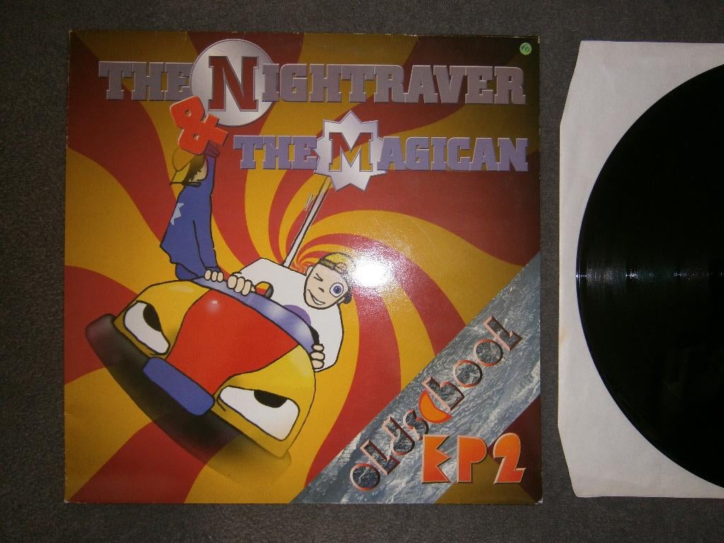 The Nightraver & The Magican – Oldschool EP2 Hardcore Gabber, Cd's en Dvd's, Vinyl | Dance en House, Ophalen, Gebruikt, Hardcore