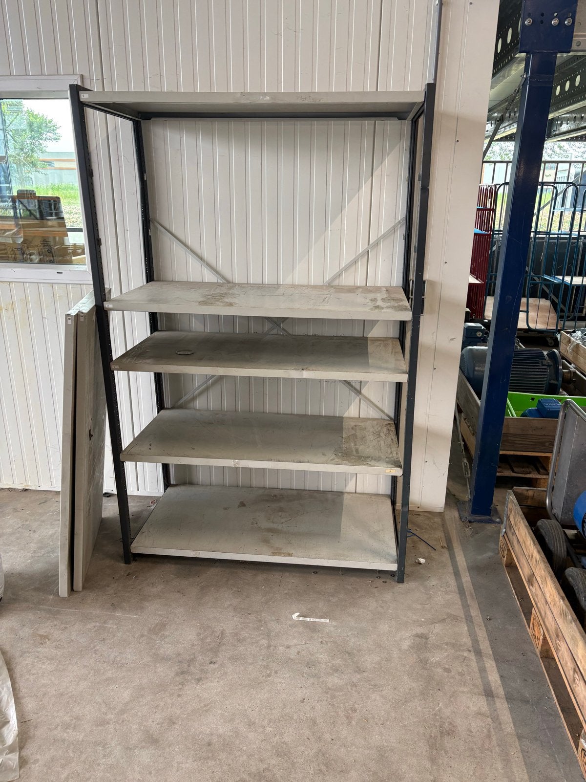 Stalen Stellingkast Zware Uitvoering - 123,5x60x191 cm, Ophalen, Gebruikt