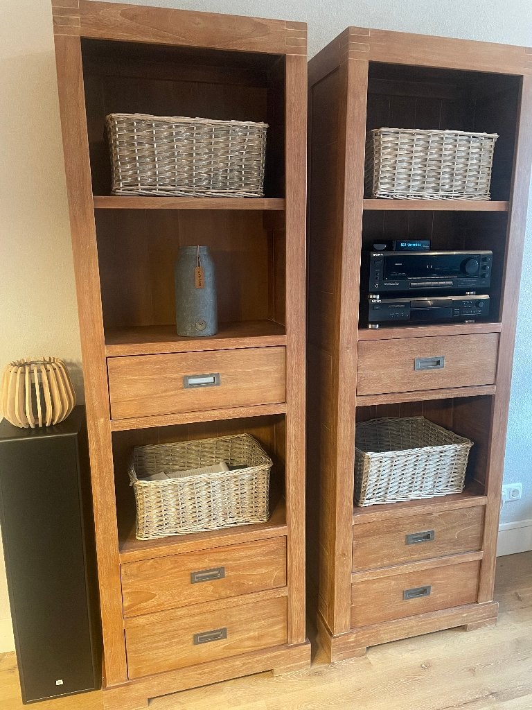 wandkast....2 stuks....erg mooi.., Ophalen, Met plank(en), Gebruikt, Minder dan 150 cm