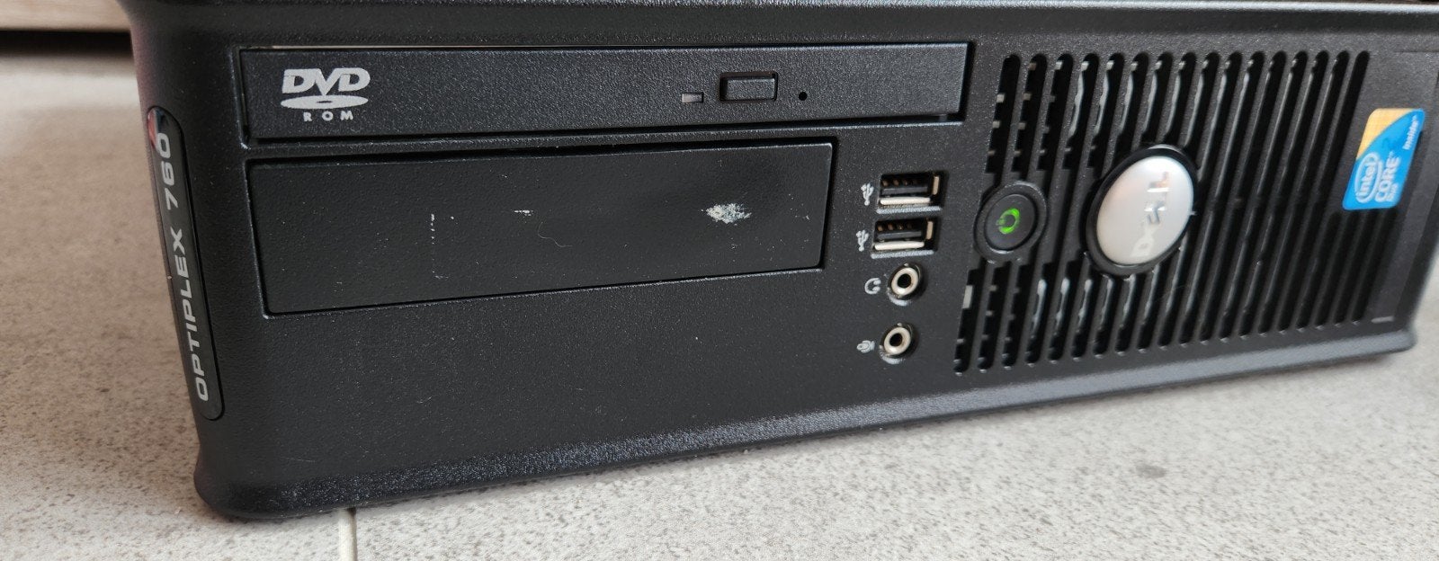 Dell Optiplex 760 Desktop PC met monitor en speakers, Computers en Software, Desktop Pc's, Gebruikt, HDD, Met monitor, Onbekend