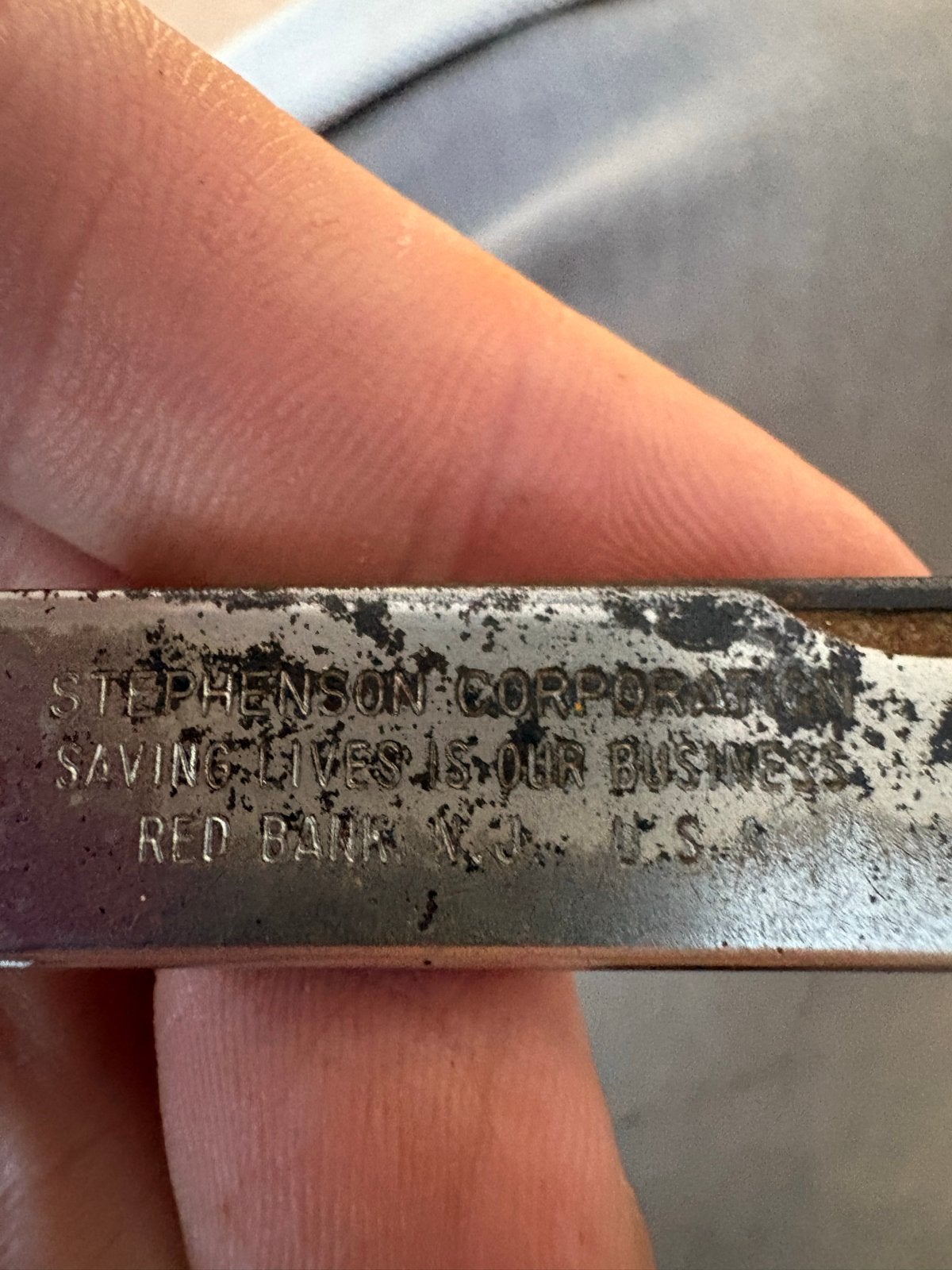 Vintage Stephenson Corporation Zakmes - Red Bank, USA, Ophalen of Verzenden