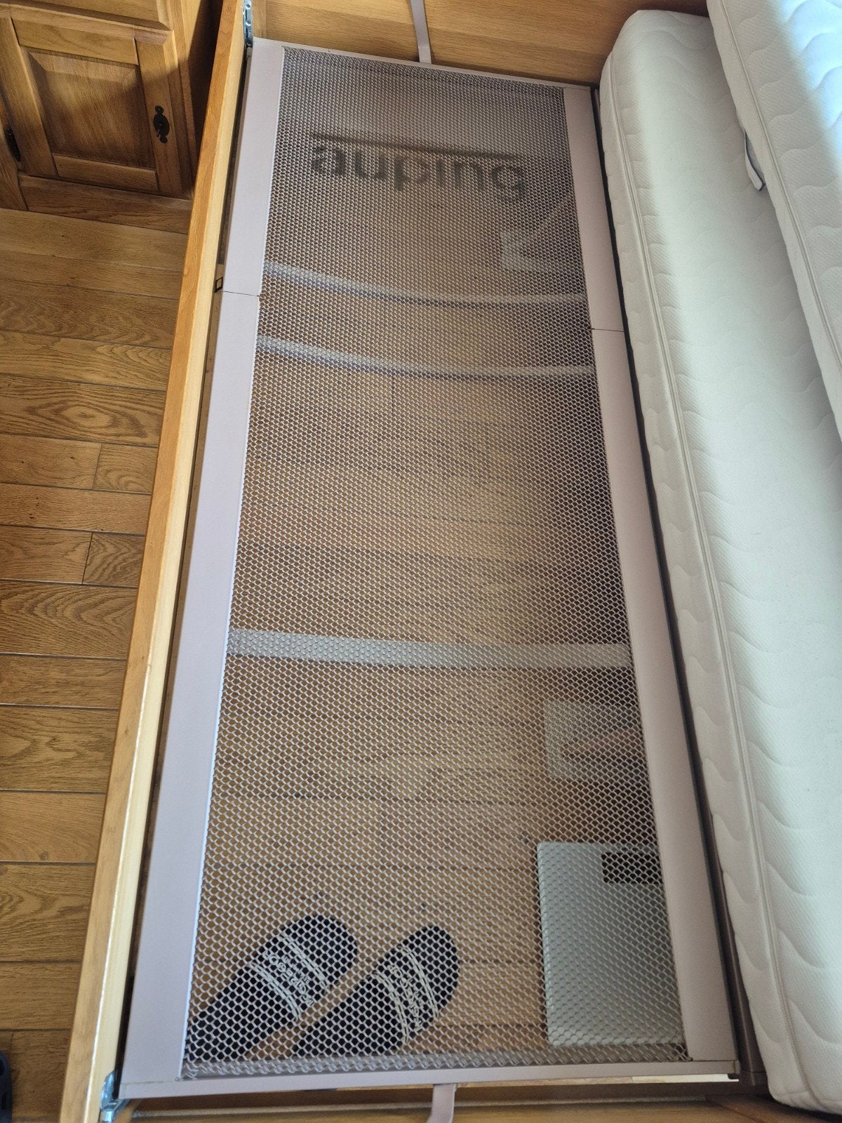 Twee Auping spiraalbodems 80x200 cm, verstelbaar, twee stuks, Ophalen, Eenpersoons, 80 cm, Metaal