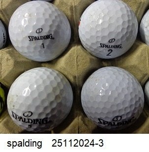 Golfballen Spalding ZGAN gebruikt 30stuks is 0.40 per stuk, Ophalen of Verzenden, Zo goed als nieuw, Bal(len)