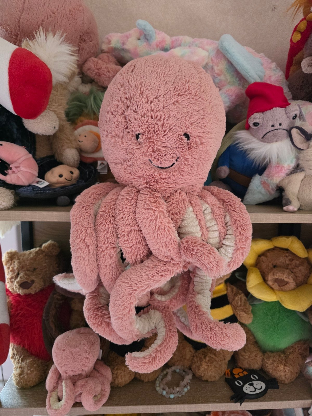 Jellycat Odell octopus large, Ophalen of Verzenden, Zo goed als nieuw, Overige typen