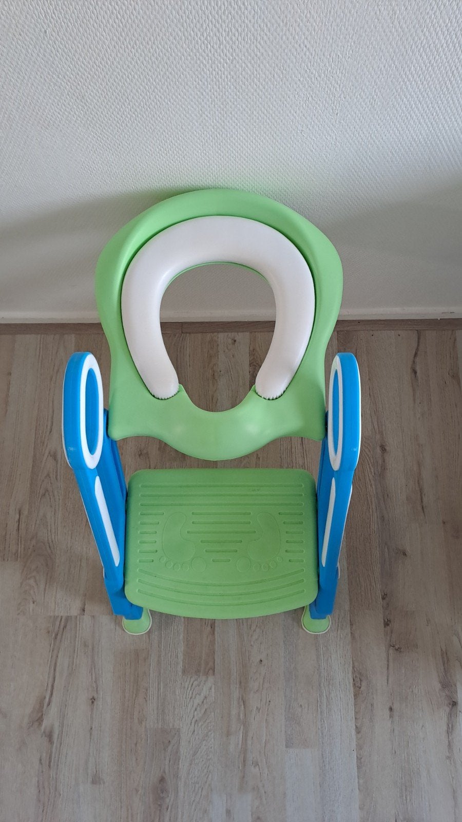Kinder toiletverkleiner met opstapje, Ophalen of Verzenden, Zo goed als nieuw