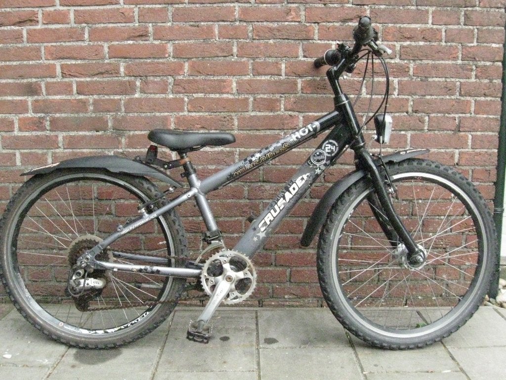 Puky Crusader jongensfiets/MTB 24 versn Wiel 24" Frame 33 cm, Gebruikt, Geen vering, Ophalen, Overige merken