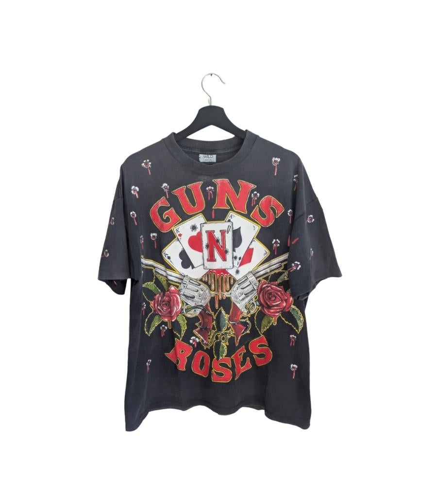 guns n roses 1991 tour tee – xl – vintage, Kleding | Heren, T-shirts, Vintage, Vintage, Ophalen of Verzenden, Gedragen