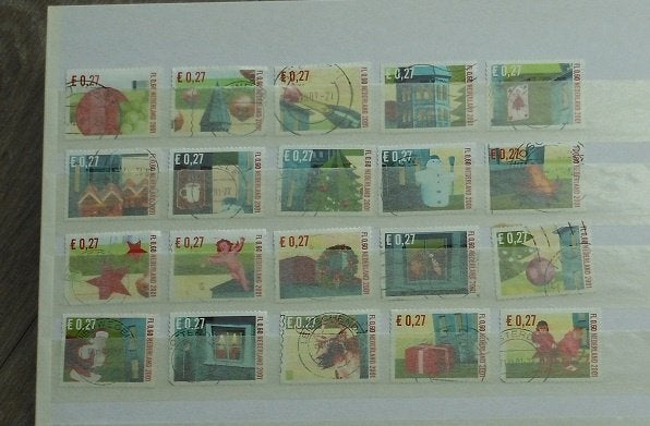 Kavel ne-05 postzegels Nederland decemberzegels 300 st., Postzegels en Munten, Postzegels | Nederland, Ophalen of Verzenden, Na 1940