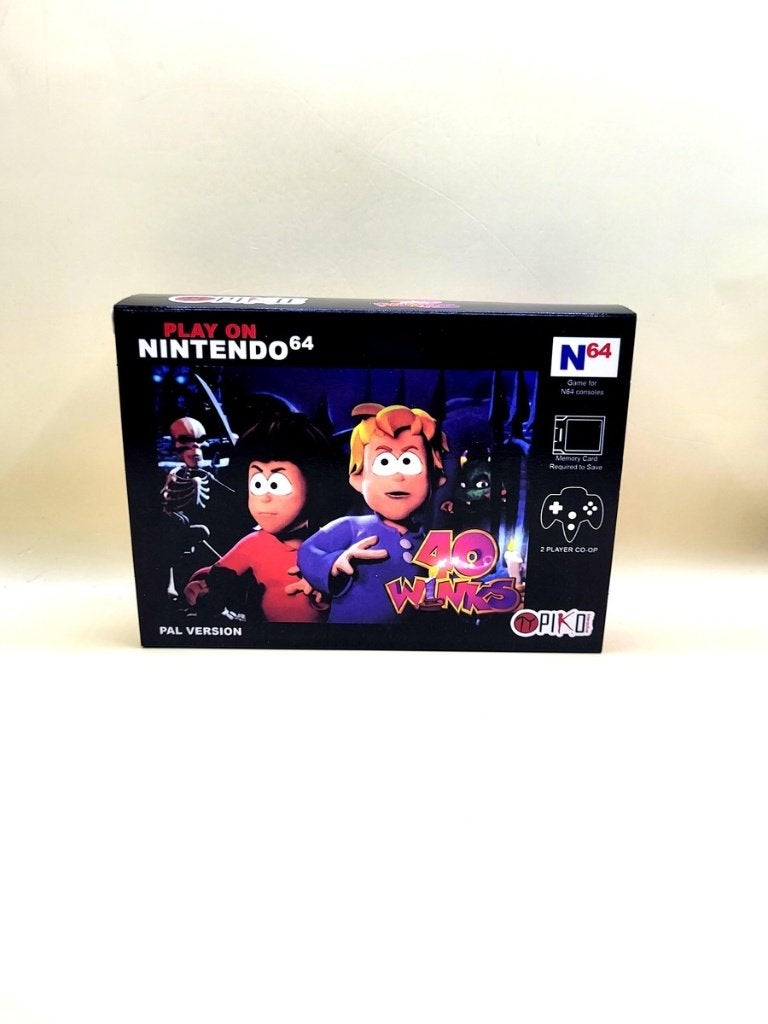 40 Winks Compleet - Nintendo 64 - N64, Nintendo, Nintendo support, 1 speler, Racen en Vliegen