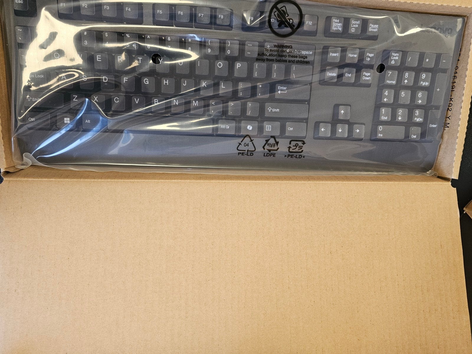 Lenovo Toetsenbord - Nieuw in doos, Ophalen, Nieuw, Qwerty, Plug-and-play