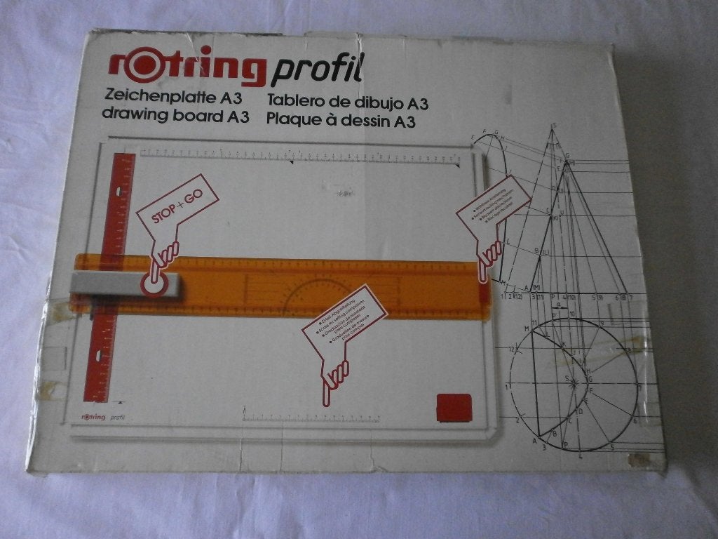 Rotring Tekenbord, Doe-het-zelf en Verbouw, Tekentafels, Ophalen of Verzenden, Gebruikt, Minder dan 130 cm