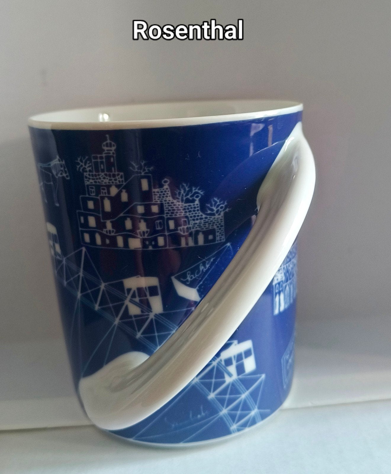 Rosenthal City Cup Nr. 16 "Wien" - Design Solveig Samhaber, Huis en Inrichting, Ophalen of Verzenden, Zo goed als nieuw, Steen/keramiek