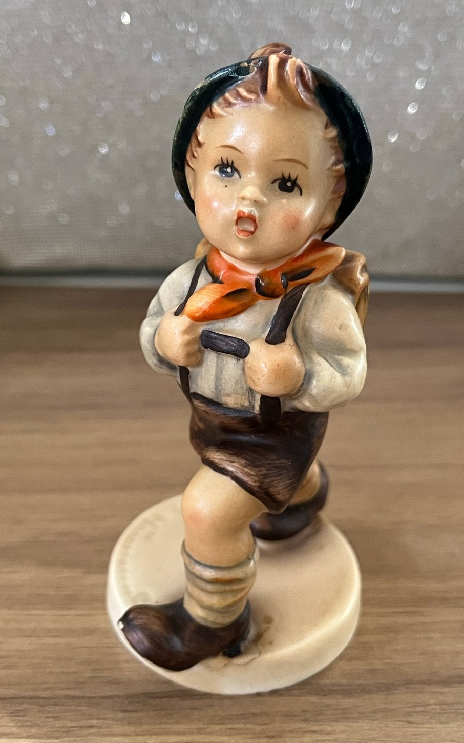 Vintage Hummel beeldje 'Schooljongen' Goebel 1969, Ophalen of Verzenden, Gebruikt, Hummel