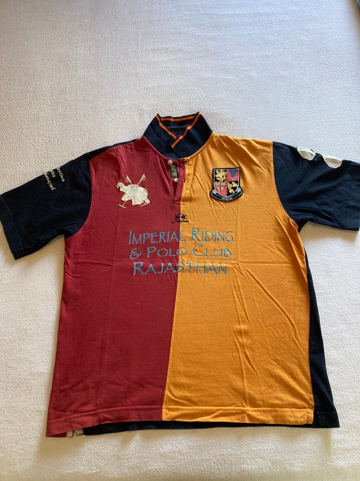 La Martina India polo maat XL, Ophalen of Verzenden, Zo goed als nieuw, Maat 56/58 (XL), Oranje