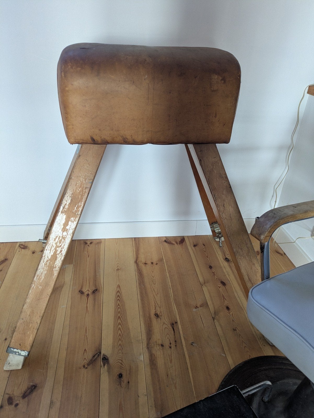 Vintage Turnbok van De Schelde - Authentiek Gymtoestel, Antiek en Kunst, Ophalen