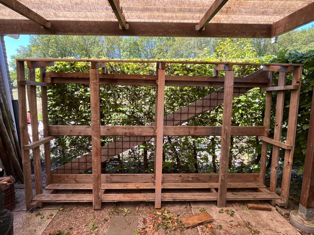 Haardhout opslaghok, Ophalen of Verzenden, Zo goed als nieuw, Hout, Overige typen